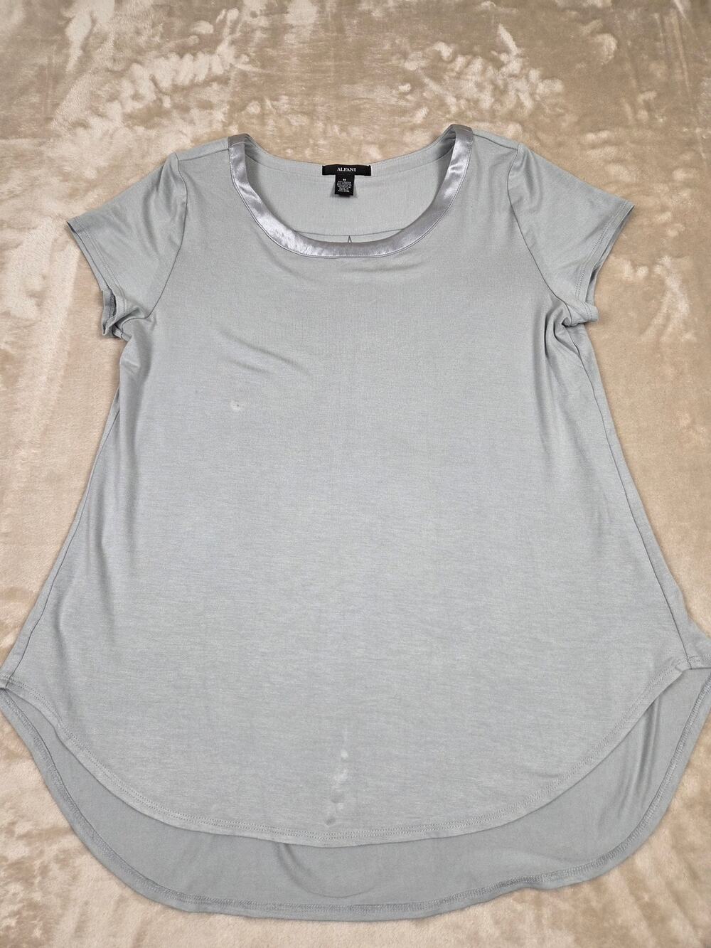 Alfani Gray Pullover Top